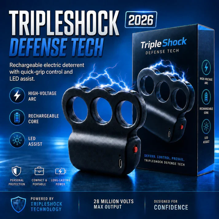 2026 TripleShock Stun Device – Powerful Personal Defense & Deterrent Protection