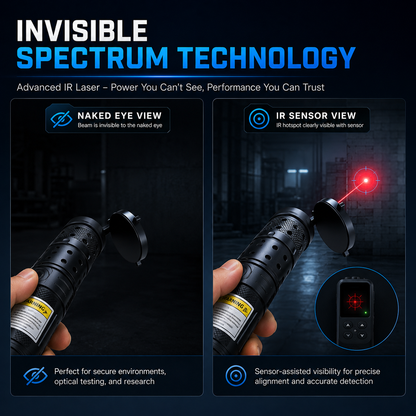 🔥2026 Brand New 120W 900-1100nm High-Power IR Laser Pointer