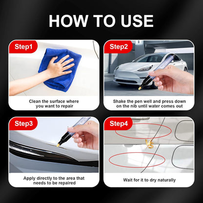 🔥Final 3 Day: 60%OFF🖊️Magic Car Scratch Removal Pen, Car Paint Scratches Quick Repair for All Car Colors
