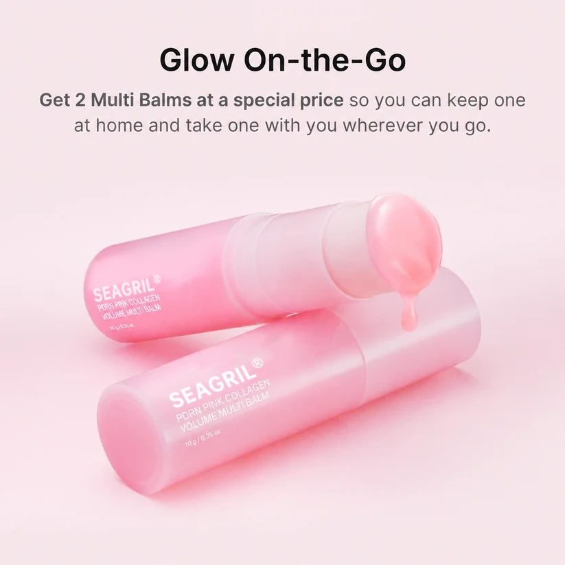 💜LAST DAY - BUY 1 GET 1 FREE💜Pink Collagen Volume Multi Balm